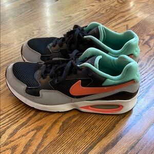 Nike Air Max Black/Green/Orange Sneakers